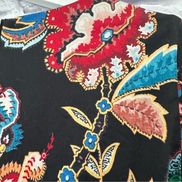 Alice + Olivia Thym Trumpet Sleeve Floral Dress